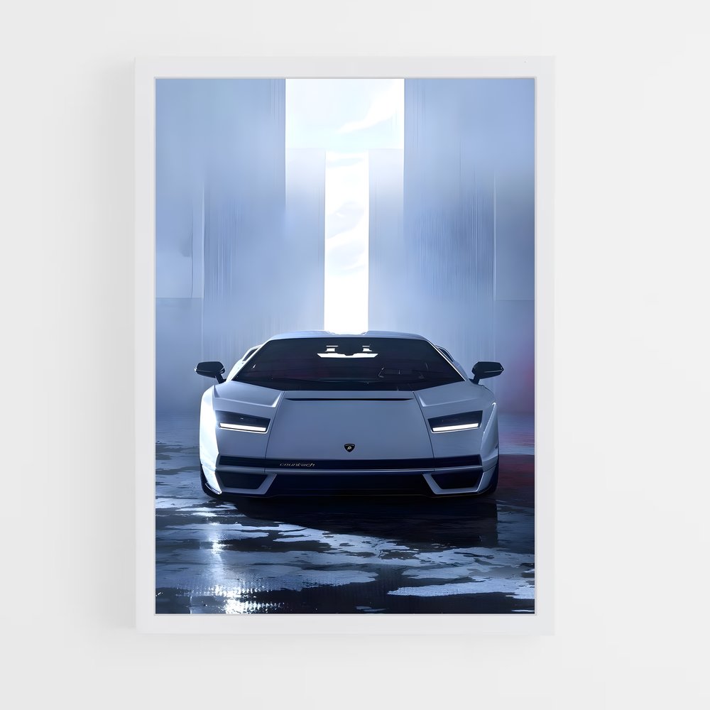 Poster Countach Revolution – affiche Lamborghini (vue 3)